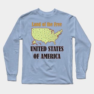 United States of America USA Long Sleeve T-Shirt